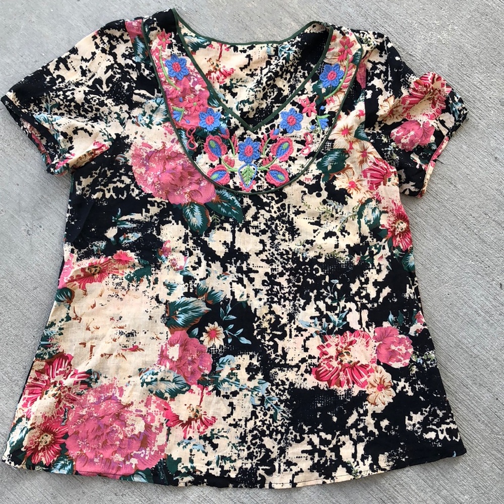 👚 blouse boho women’s size: S